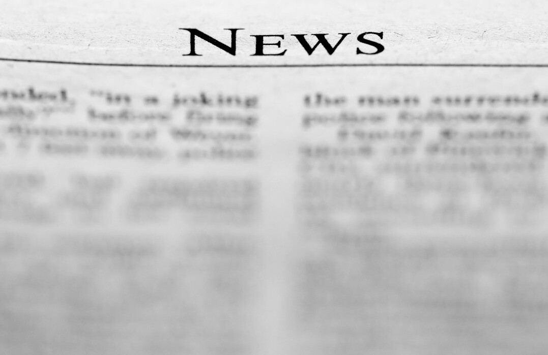 news reporter covering story