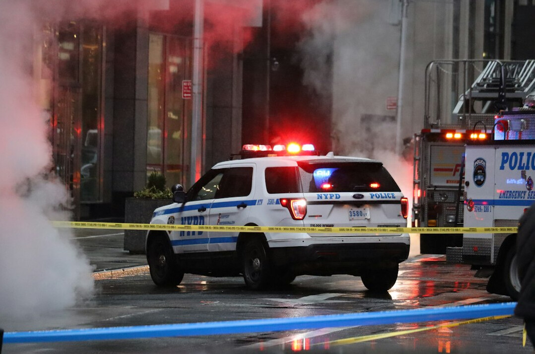 police investigation scene